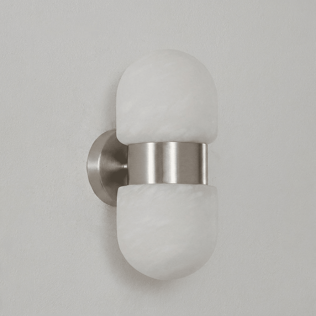 Cocoon Alabaster Wall Sconce detail