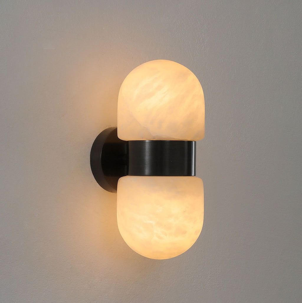 Cocoon Alabaster Wall Sconce detail