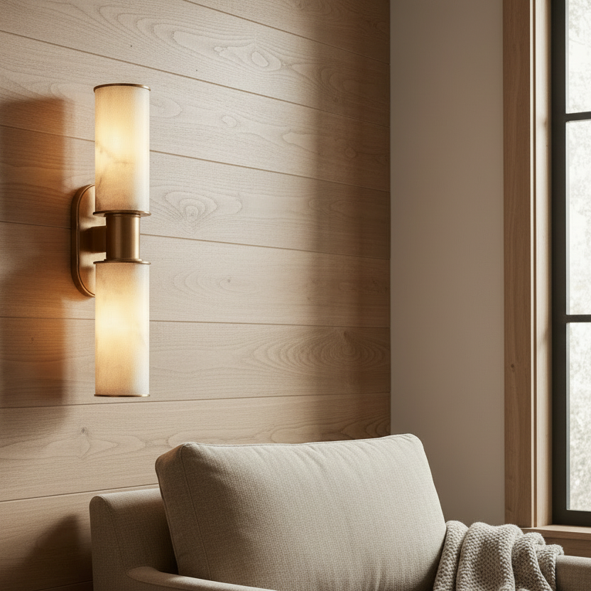 Aria Alabaster Wall Sconce — photo 4