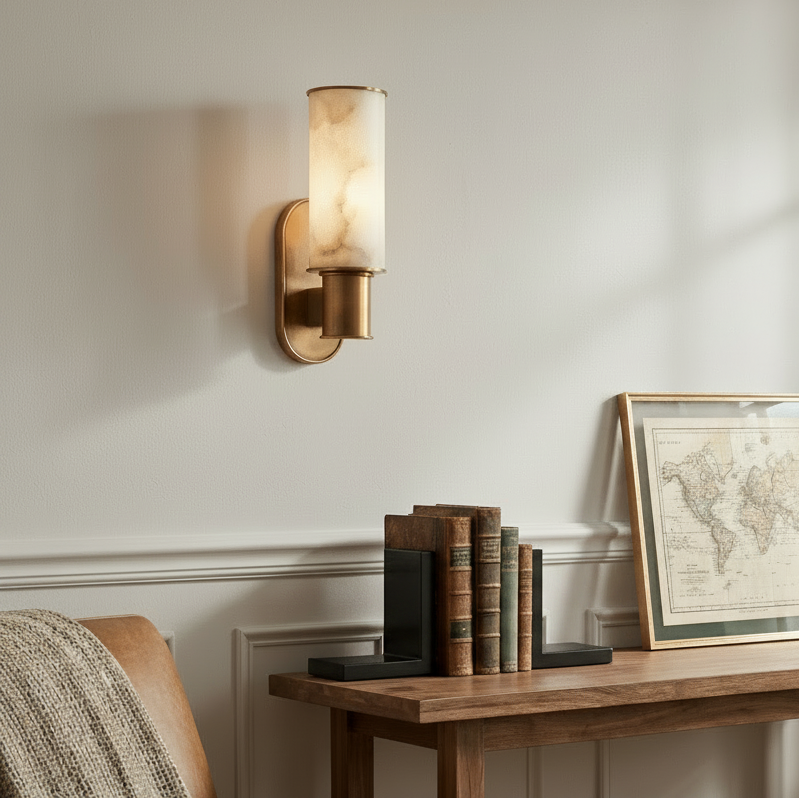 Aria Alabaster Wall Sconce — photo 5
