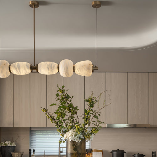 Cascade Alabaster Linear Chandelier — photo 9