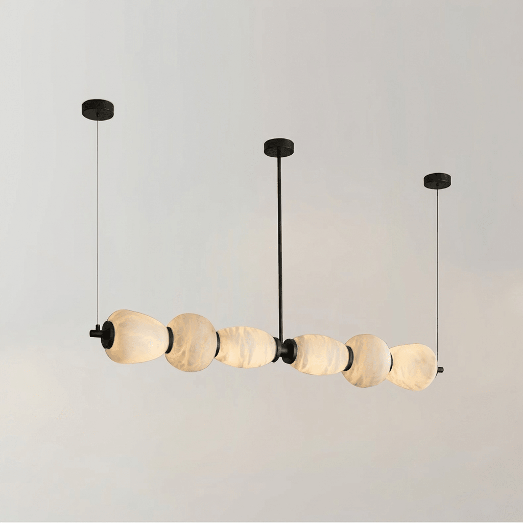 Cascade Alabaster Linear Chandelier — photo 22