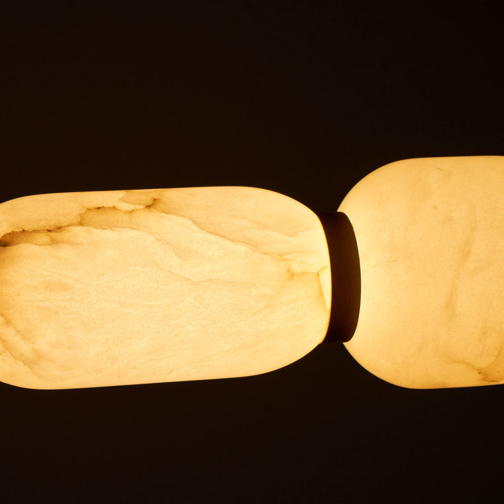 Cascade Alabaster Linear Chandelier — photo 28