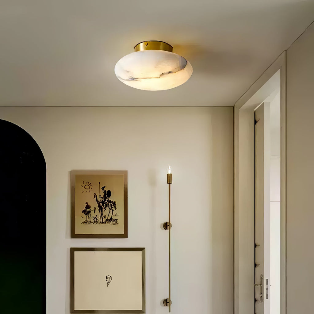 Clave Alabaster Ceiling Lamp — photo 3
