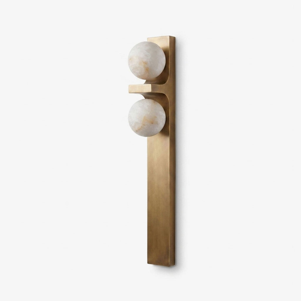 Duet Alabaster Wall Sconce — photo 1