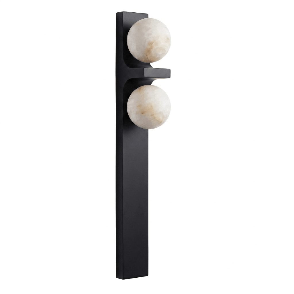 Duet Alabaster Wall Sconce — photo 8