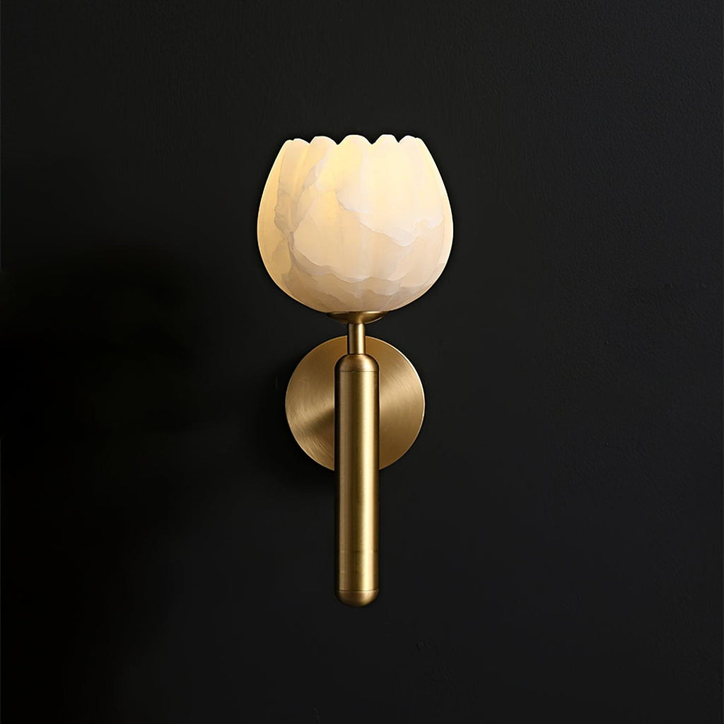 Fiora Alabaster Wall Sconce — photo 11