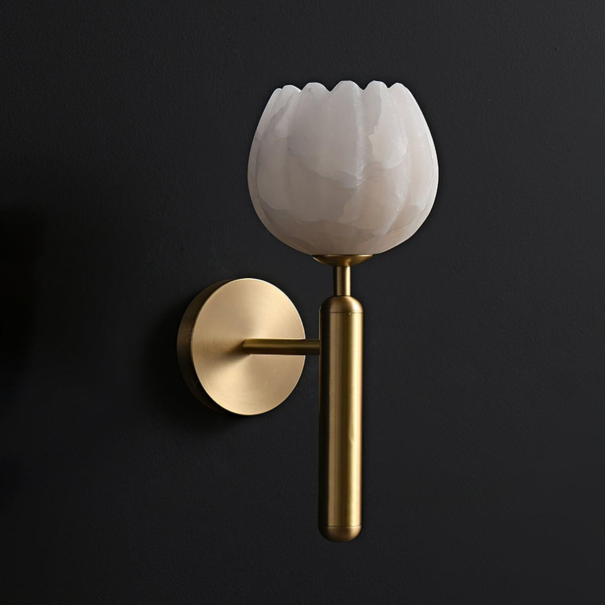 Fiora Alabaster Wall Sconce — photo 15
