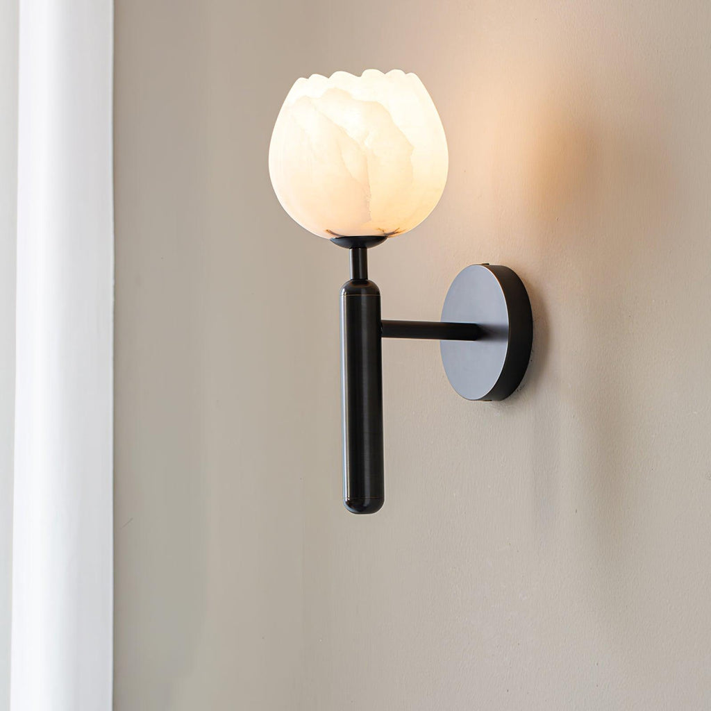Fiora Alabaster Wall Sconce — photo 21
