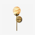 Luna Alabaster Orb Sconce — photo 1