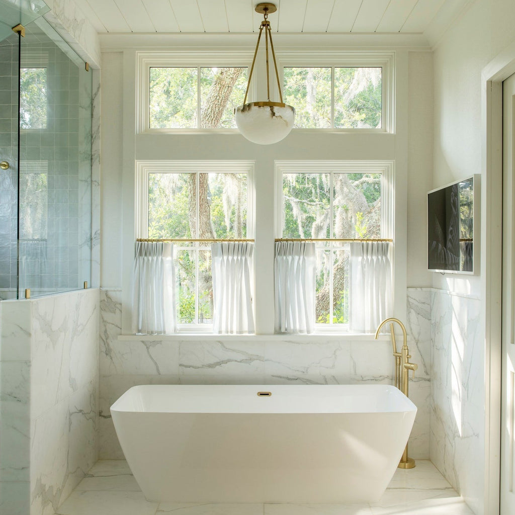 Meridian Alabaster Chandelier — photo 10
