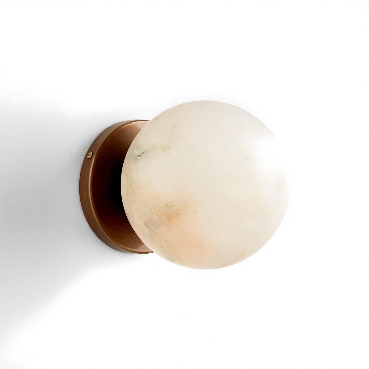 Orbit Alabaster Wall Sconce — photo 12